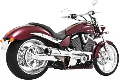 Freedom American Outlaw High System Jackpot/Hammer Exhaust (Chrome W/Black) – MV00040