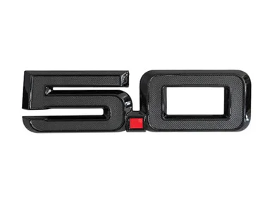 Ford Mustang 5.0 Fender Emblem – Black (2024-2026)