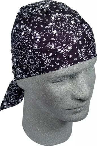 Zan Flydanna Black Paisley – Z101