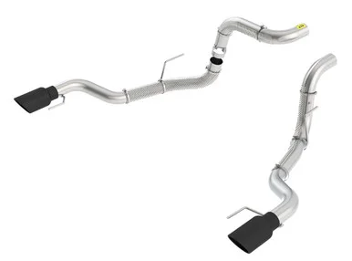Borla Raptor 3.5L EcoBoost Exhaust Tailpipe Assembly w/ Black Chrome Tips (2017-2020)