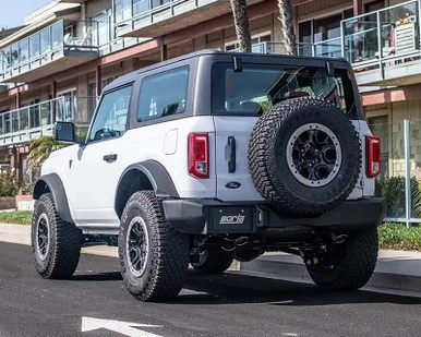 Ford Bronco S-Type Axle Back Exhaust System With Black Coated Tips by Borla Exhaust