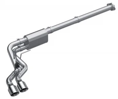 MBRP F-150 Armor Lite Pre-Axle Dual Outlet Side-Exit Cat-Back Exhaust (2021-2023)