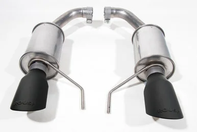 Roush Mustang EcoBoost/GT Dual-Tip Axle-Back Exhaust – Black Tips (2024-2026)