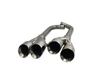 MRT Mustang GT Street Race Axle Back Exhaust – Polished Quad Tips (2018+)