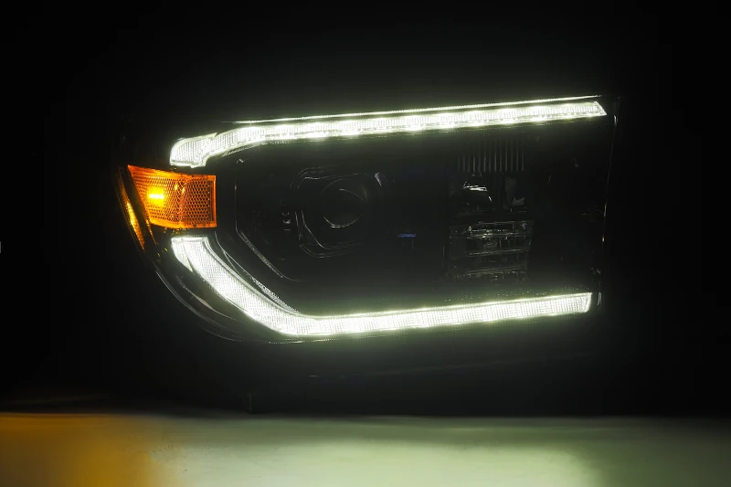 2007-2013 Toyota Tundra AlphaRex G2 LUXX-Series Projector Headlights (Black) | 880823