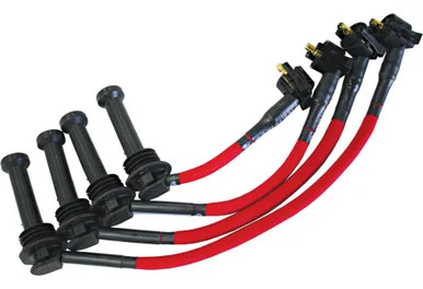 Performance Distributors Focus Red Spark Plug Live Wires Set 2.0L Zetec (1998-2004)