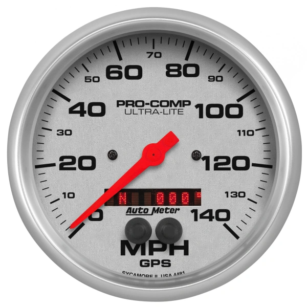 AutoMeter 5 in. GPS SPEEDOMETER, 0-140 MPH, ULTRA-LITE – 4481