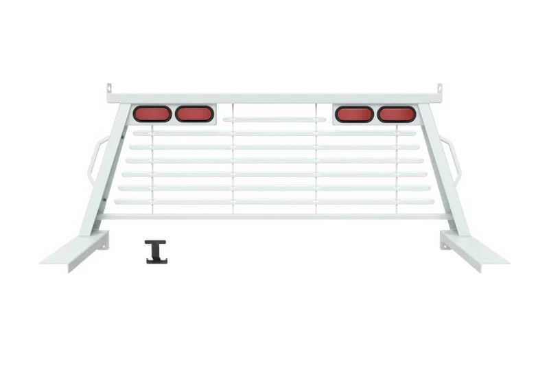 1999-2016 Ford F250 & F350 B&W Hitch Cab Protector White | PUCP7500WA