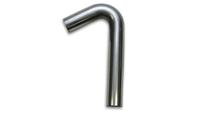 Vibrant 1.875in O.D. T304 SS 120 deg Mandrel Bend 4in x 12in leg lengths (1.875in Centerline Radius) – 13005
