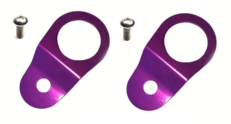 Torque Solution Radiator Mount Combo (Purple) : Mitsubishi Evolution 7/8/9 (TQSTS-EV-013C)
