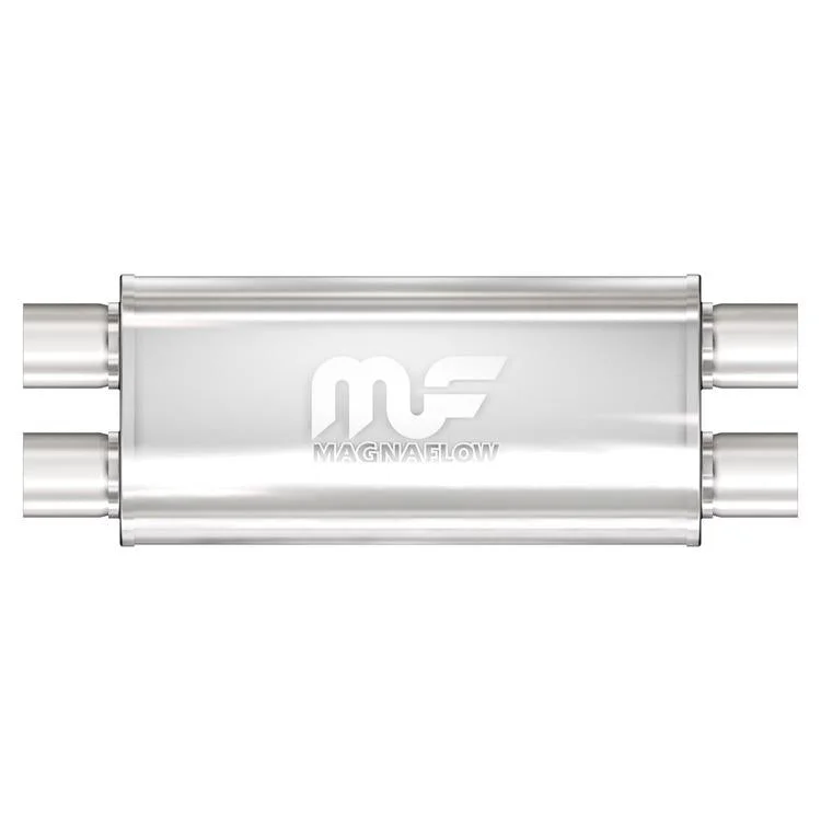 Magnaflow Muffler (3″ – 5″ x 8″ Oval – 18″ Body – 24″ Overall – Dual / Dual) 12469