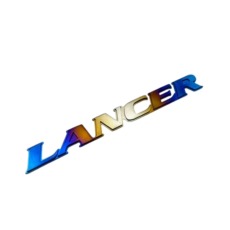 JDC Titanium “Lancer” Trunk Badge | Mitsubishi Evo 4/5/6