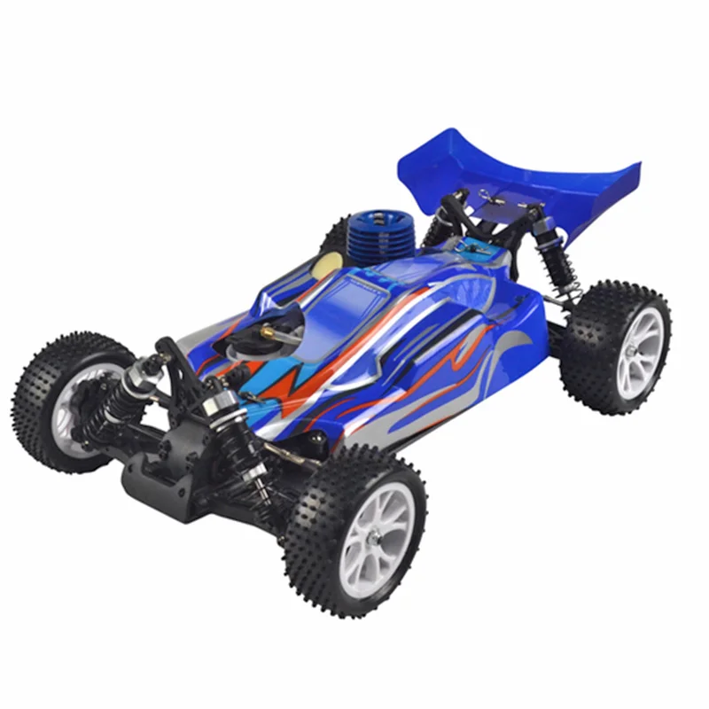 VRX RH1006 RC Car 1/10 2.4G 4WD 75km/h High Speed Force 18 Gas Engine RTR Truck – Blue