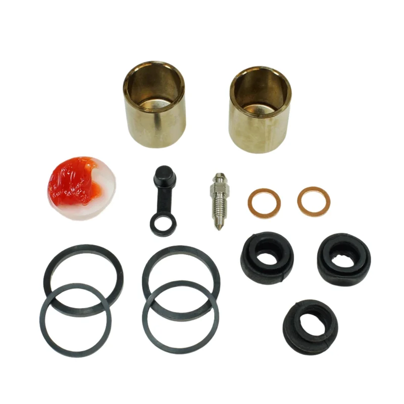 Brake Caliper Seal Kit with OEM Piston for 1982 Honda Nighthawk 650:CB650SC – Front – for 1 Caliper