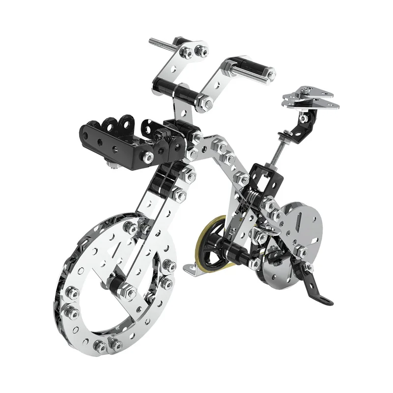 3D Metal Puzzle Bicycle Assembly Kit DIY Model Toys Kit Adults Kids -191PCS