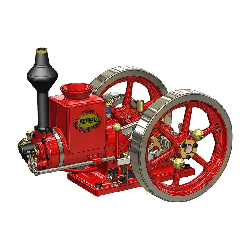 RETROL HM-01 7cc Antique Hit and Miss Engine 4-stroke Stationary Engin – EngineDIY