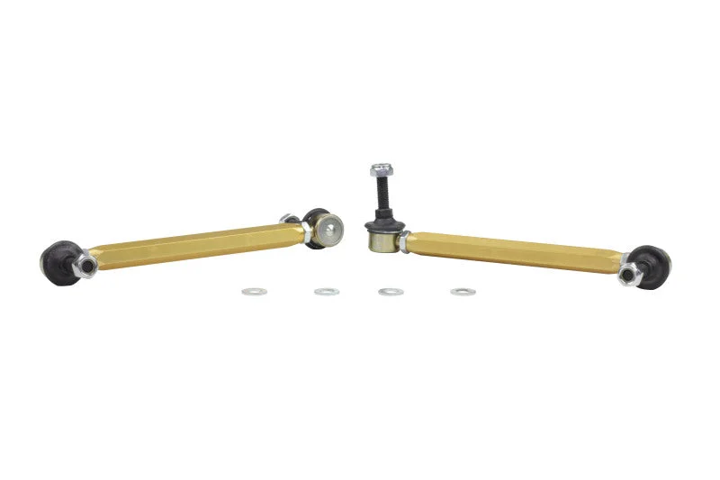 Whiteline 02-06 Mini Cooper S Front Swaybar link kit-Adjustable ball end links (WHLKLC106)