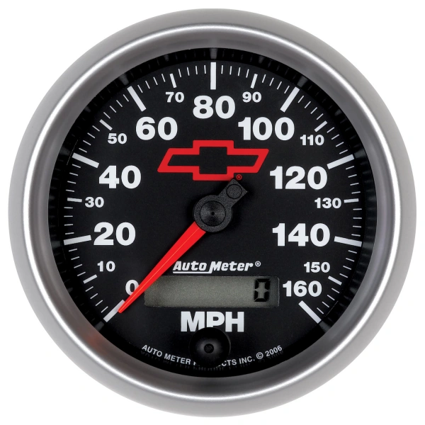 AutoMeter 3-3/8 in. SPEEDOMETER, 0-160 MPH, GM BLACK – 3688-00406
