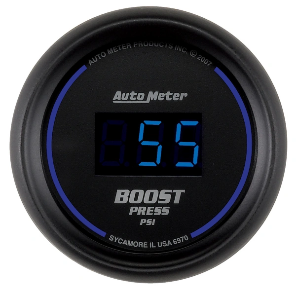 AutoMeter 2-1/16 in. BOOST, 0-60 PSI, COBALT DIGITAL – 6970