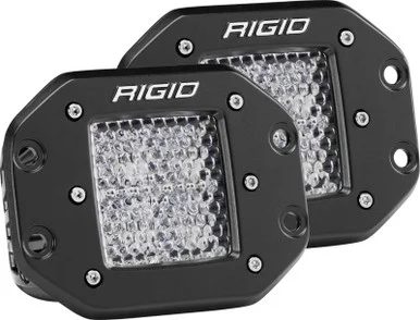 Rigid Industries Dually – Flush Mount – 60 Deg. Lens – Set of 2 – 212513