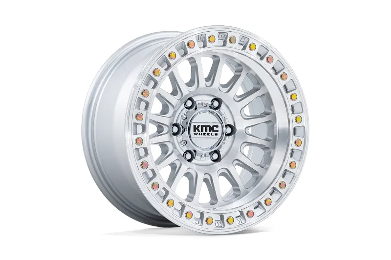 2004-2025 Ford F150 KMC 20×9 IMS Gloss Silver 18mm Offset Wheel | KM552SD20906318