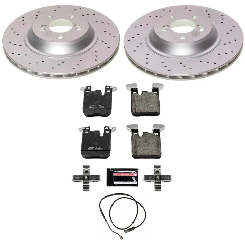Power Stop 16-18 BMW M2 Rear Z23 Coated Brake Kit (PSBCRK7019)