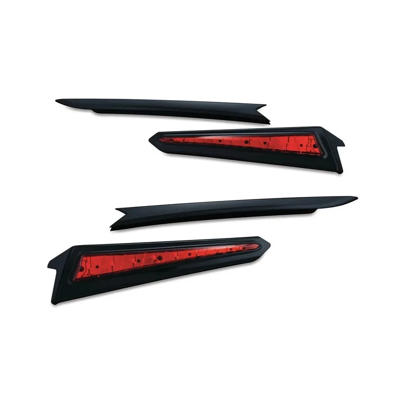 Kuryakyn Saddlebag Extensions for Victory – Black – 7171