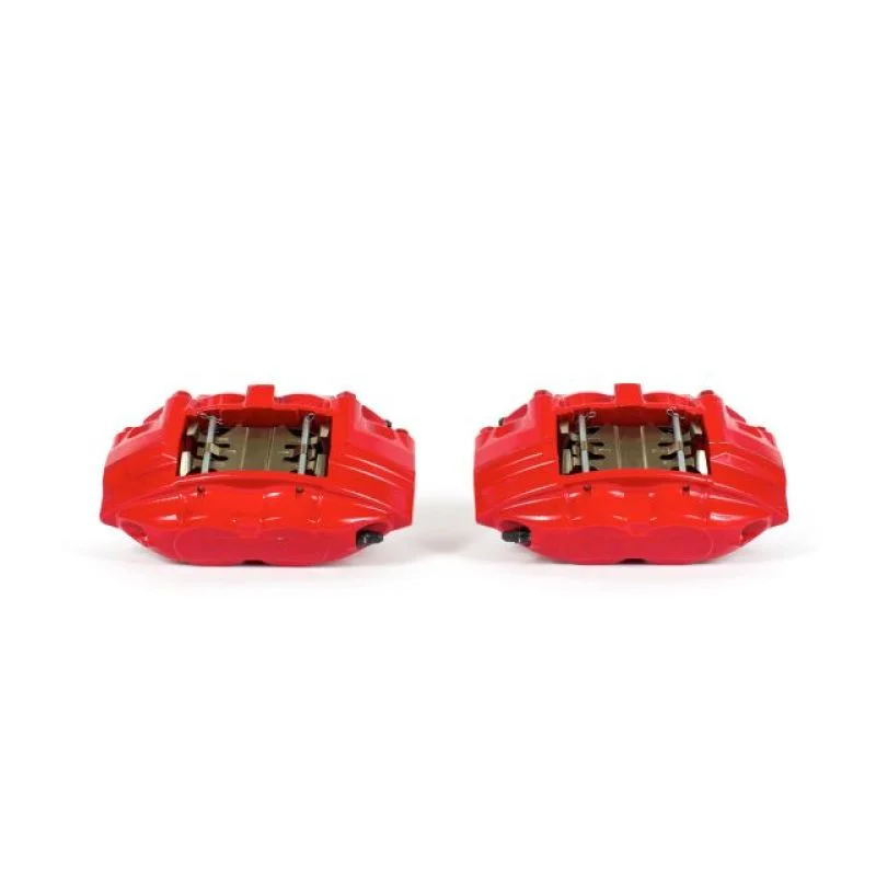 Power Stop 09-19 Nissan 370Z Front Red Calipers w/o Brackets – Pair (PSBS6232)