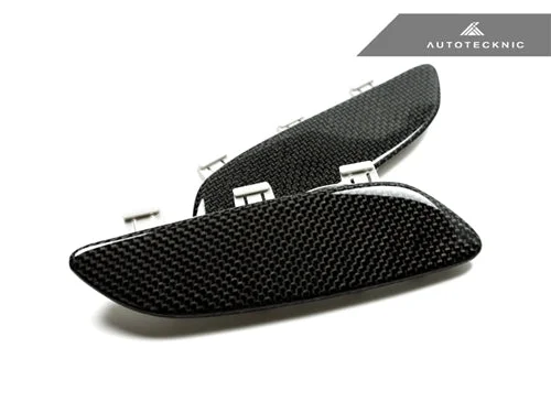 AutoTecknic Carbon Fiber Front Bumper Reflectors – BMW E90 E92 E93 M3 (2008-2013)