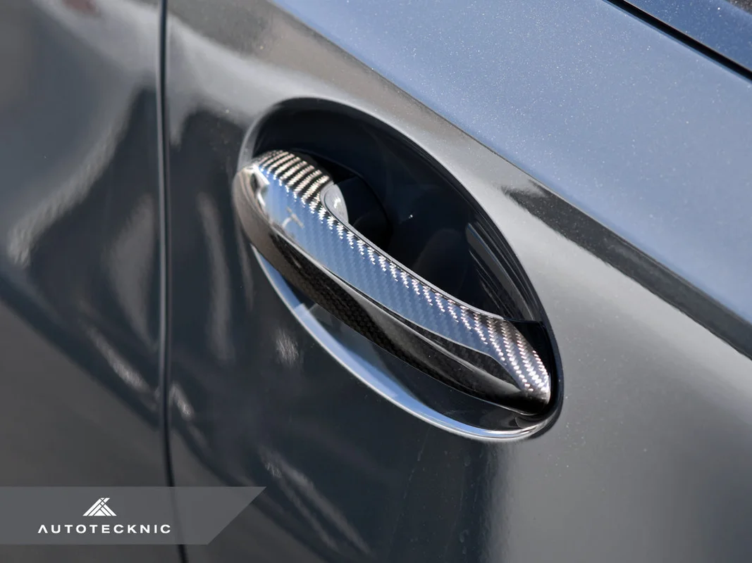 AutoTecknic Dry Carbon Door Handle Trim Set – G20 3-Series