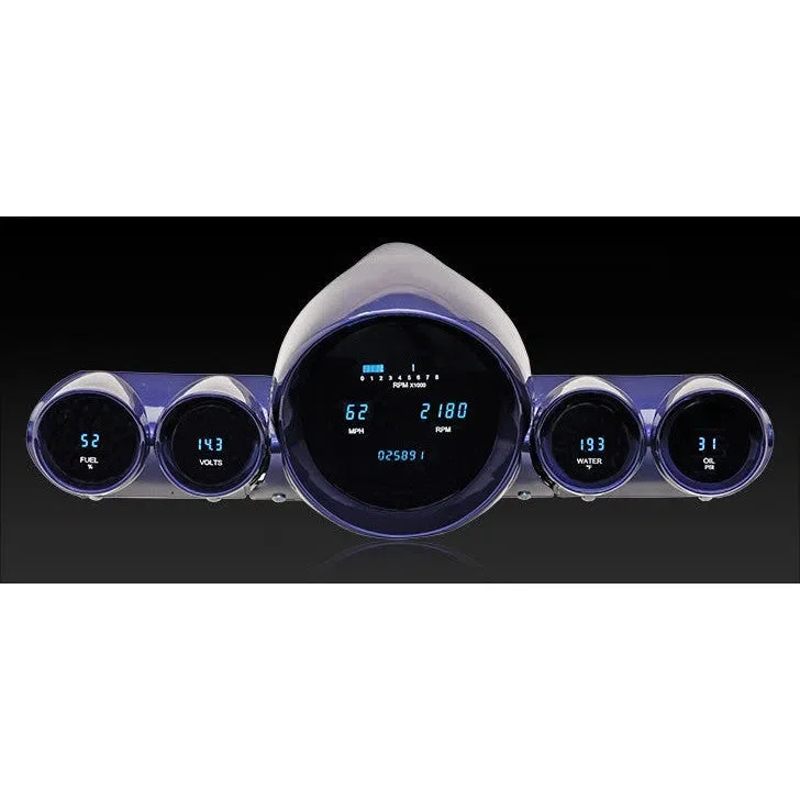 Dakota Digital 1959-1960 Chevrolet Impala Series III Gauge Kit with Teal/Blue Display VFD3-59C-IMP-Z