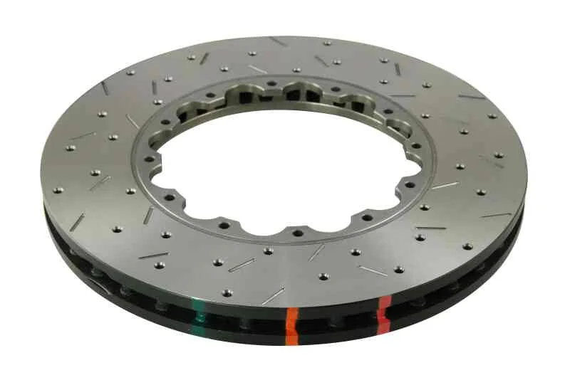 DBA 2004 WRX STi (5×100) Front Cross Drilled & Slotted 5000 Series Replacement Rotor Rings (DBADBA5654.1XS)