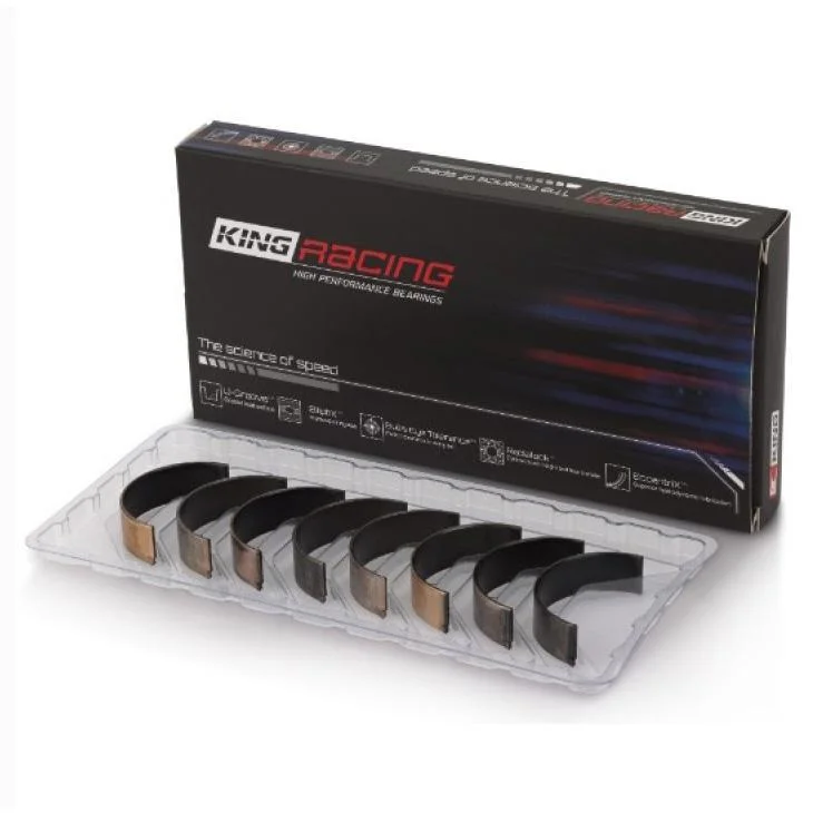 King Engine Bearings EJ20/EJ22/EJ25 48mm Journal Performance Rod Bearings Set | 2002-2014 Subaru WRX, 2004-2021 Subaru WRX STI, and 2005-2009 Subaru Legacy GT (CR4280XP)
