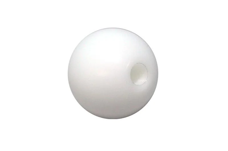 Torque Solution 10×1.5 Delrin 50mm Round Shift Knob (TS-UNI-107BW)