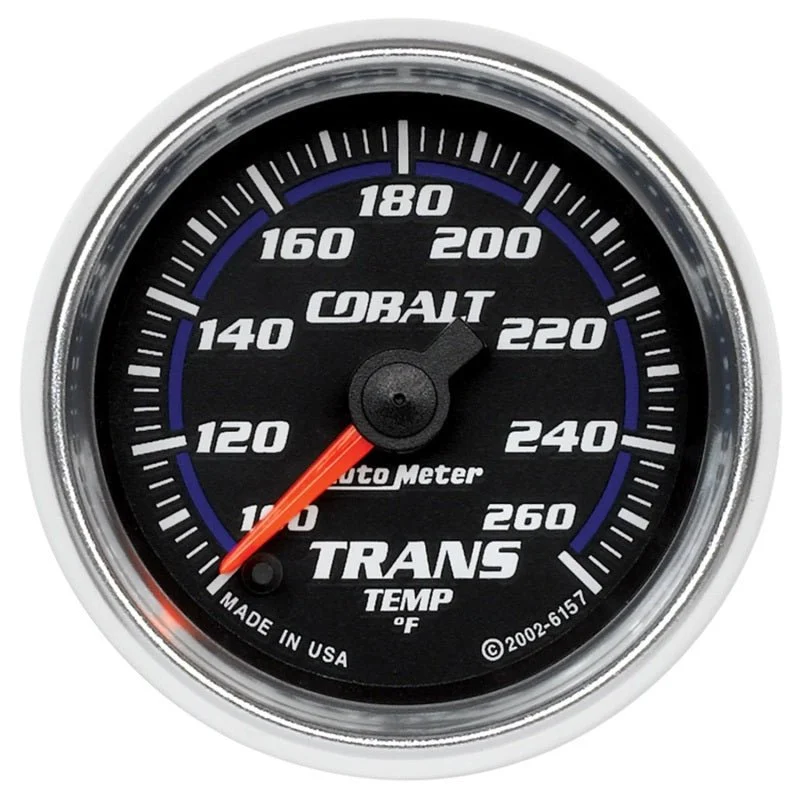 Autometer Cobalt 52mm 100-260 Deg F Electronic Trans Temp Gauge (ATM6157)