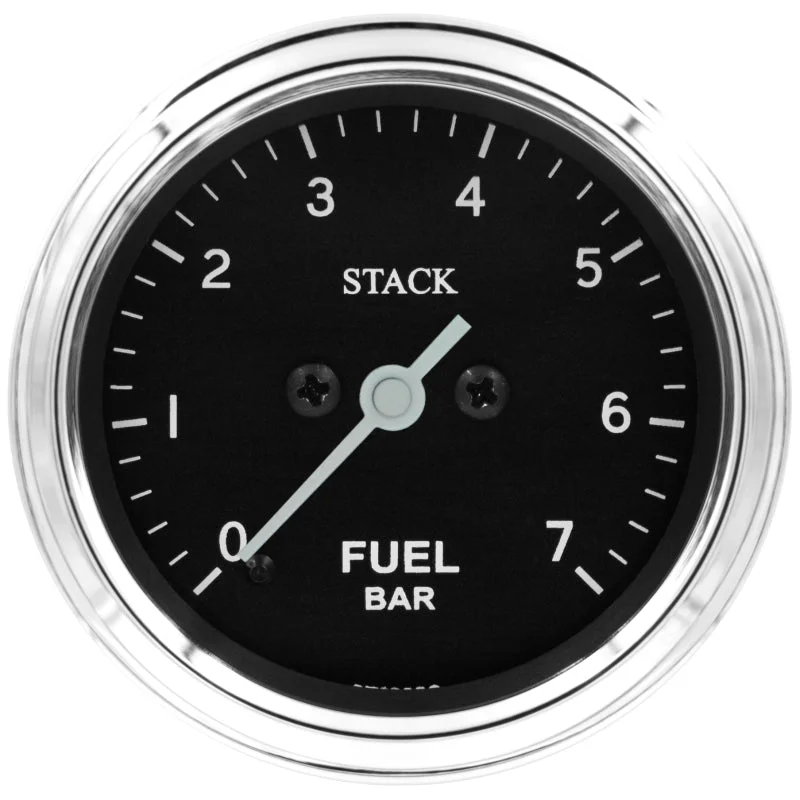 Autometer Stack 52mm 0-7 Bar M10 Male Pro Stepper Motor Fuel Pressure Gauge – Classic (ATMST3305C)