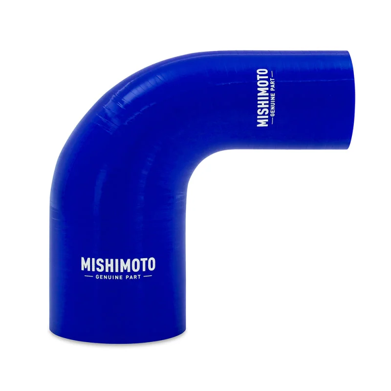 Mishimoto Silicone Reducer Coupler 90 Degree 2in to 3in – Blue (MISMMCP-R90-2030BL)
