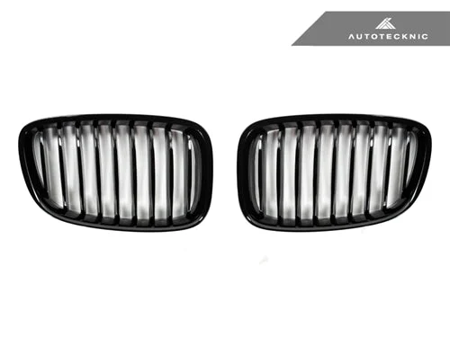AutoTecknic Gloss Black Front Grille Set – F07 5-Series Gran Turismo