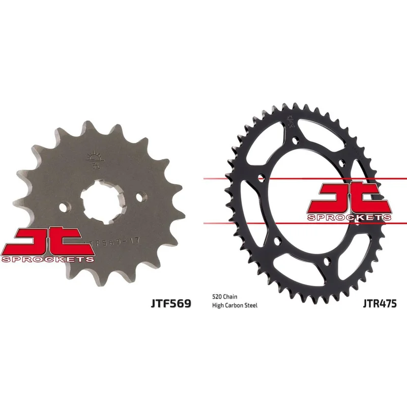 Front & Rear Sprocket Kit for KAWASAKI KL250 A3-A4,C1-C2 79-85 JT Sprockets