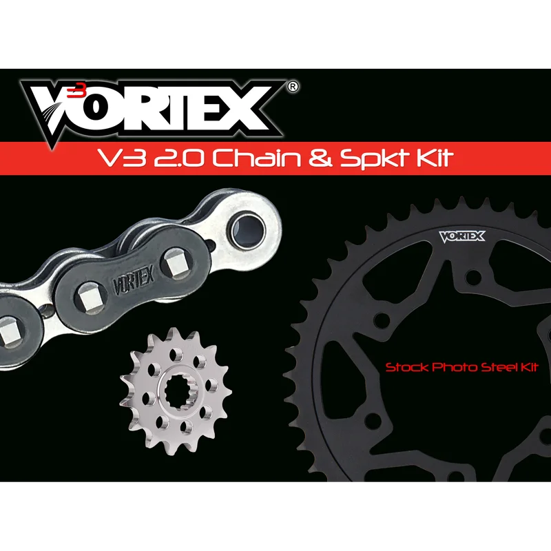 Vortex Black WSS 525RX3-110 Chain and Sprocket Kit 17-41 Tooth – CK4142
