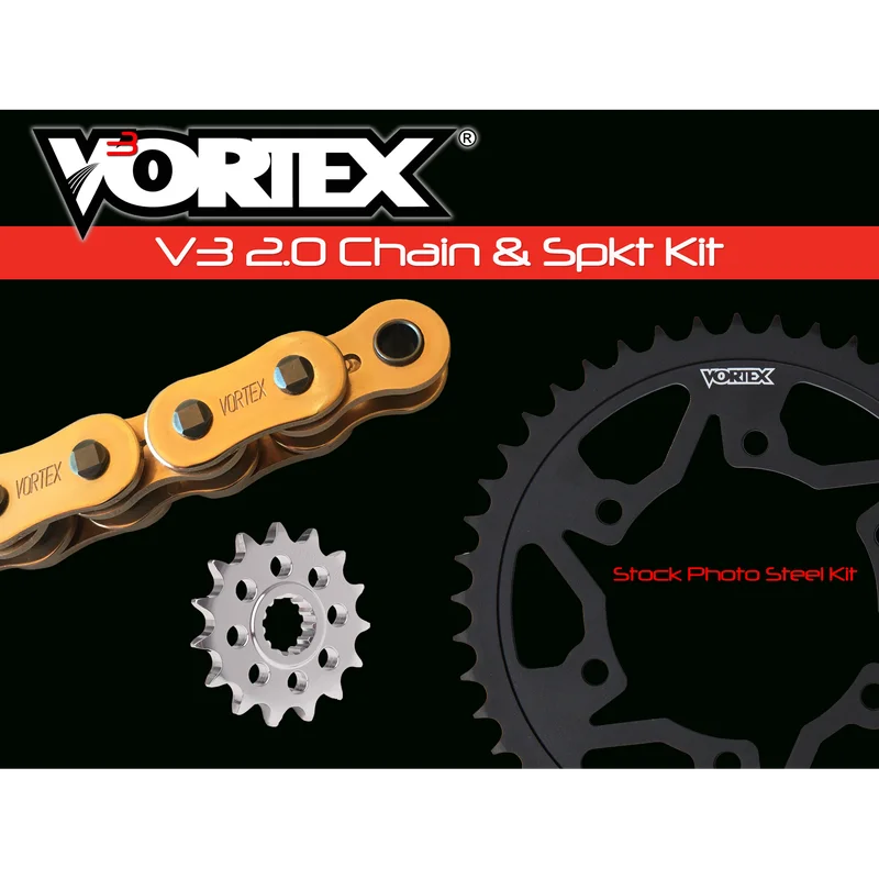 Vortex Gold GFRS G520SX3-114 Chain and Sprocket Kit 14-45 Tooth – CKG6396