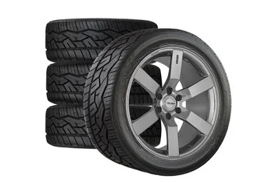 Velgen Wheels F-150 DDR VFTS6 Gloss Gunmetal Wheel & Tire Package – 22×10 +38 (2015-2025)