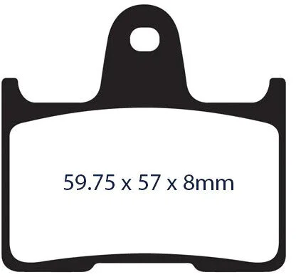 Lyndall Brakes Brake PAD Z+ Rear `14-UP Sportster – 7235-Z
