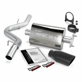 Banks Power 51313-B – Monster Exhaust System, S/S-Black Tip