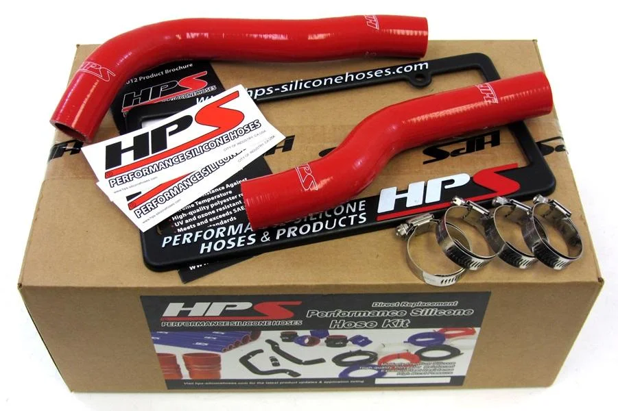 HPS Performance Silicone Radiator Hoses Honda Fit (2009-2013) Red / Blue / Black