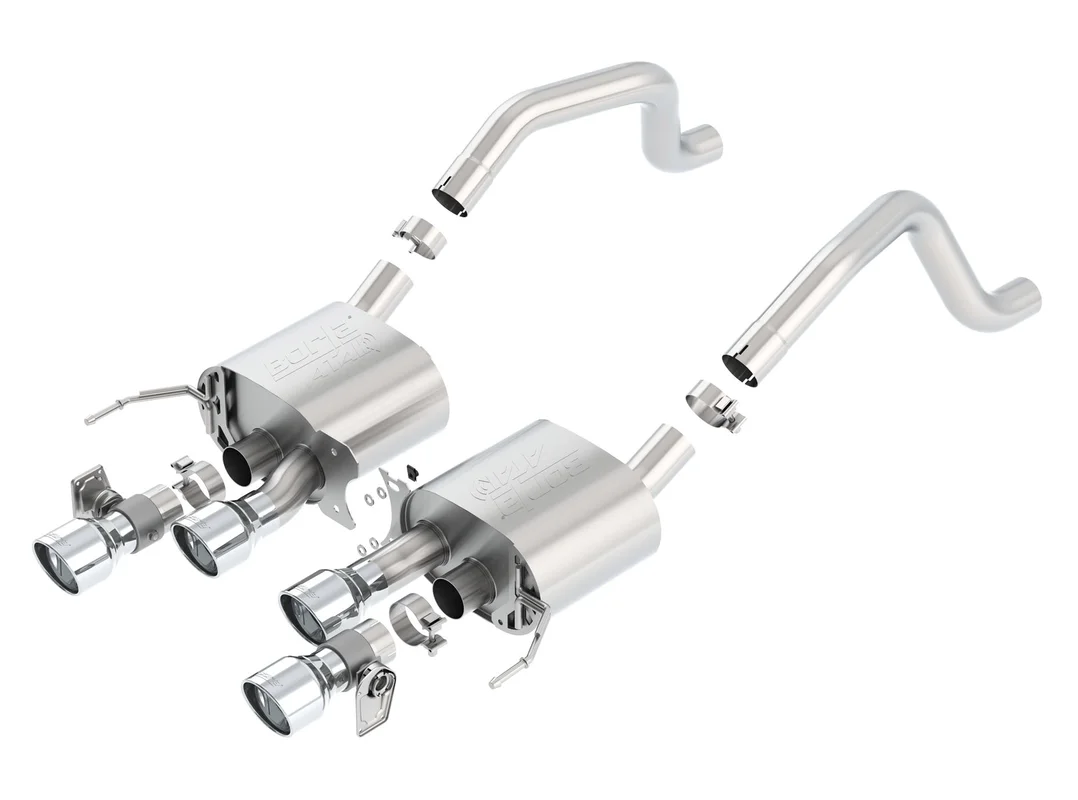 Borla Exhaust Corvette C7 Z06/ Grand Sport (15-19) Axleback ATAK – w/ NPP Valves Dual Tips
