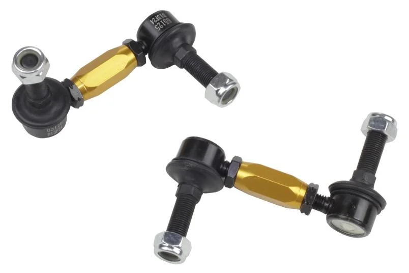 Whiteline KLC110 Adjustable Front Sway Bar End Links Corvette C5 C6 C7 (1997-2019), Ball Joint, Pair