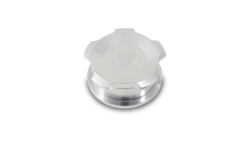Vibrant 2in OD Aluminum Weld Bungs w/ Polished Aluminum Threaded Cap (incl. O-Ring) (VIB11290)