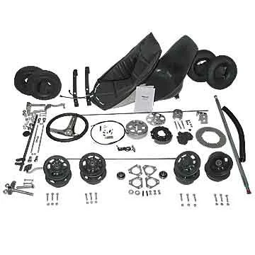 Go-Kart Kit – 5″ Nylon Wheels (No Frame)