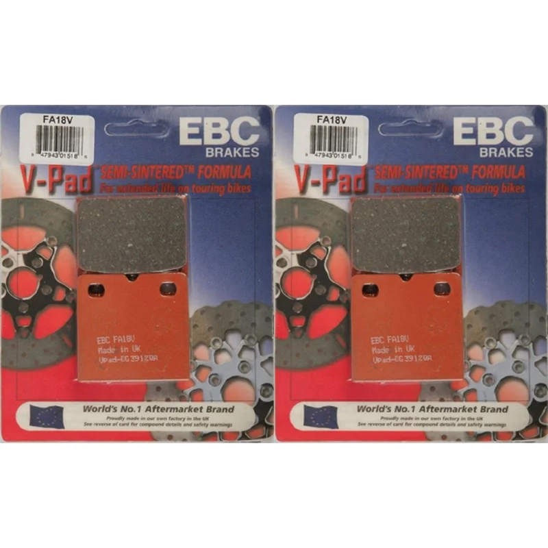 EBC Brake Pad Front Kit FA18V for BMW R100/7T (Spoke Wheel) 1980-1984